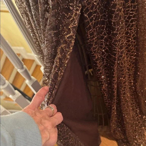 Showpo NWT a lady Godiva Bronze cocktail dress. Designed in Australia - Picture 3 of 8